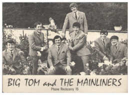 V6310/ Big Tom And Mainliners, Castleblayne Beatband Autogrammkarte 60er Jahre - Autres & Non Classés