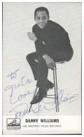 V6318/ Sänger Danny Williams  Aus England Autogramm Autogrammkarte 60er Jahre - Autografi