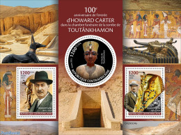 Central Africa 2023 100th Anniversary Of The Discovery Of Tutankhamun's Tomb, Mint NH, History - Various - Archaeology.. - Archeologie