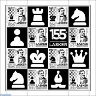 Central Africa 2023 Emanuel Lasker, Mint NH, Sport - Chess - Schach