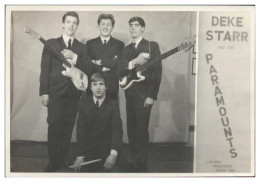 V6320/ Deke Starr And The Paramounts Aus England Foto Autogramme 60er Jahre - Handtekening