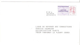 15P024 Ligue Défense Des Conducteurs Prêt-à-poster Ciappa Kawena Entier Postal PAP - Listos Para Enviar: Respuesta /Ciappa-Kavena