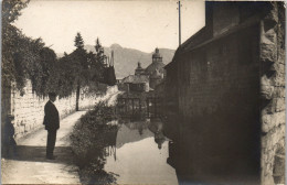 CP Carte Photo D'époque Photographie Vintage Salins Les Bains 39 Dôle  - Lugares