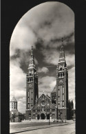 SZEGED, ARCHITECTURE, TOWER WITH CLOCK, HUNGARY, POSTCARD - Hungría