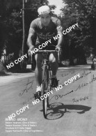 PHOTO CYCLISME REENFORCE GRAND QUALITÉ ( NO CARTE ) BRUNO MONTI TEAM ARBOS 1953 - Ciclismo