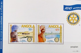 Angola 2005, 100th Anniversary Of Rotary International, MNH S/S - Angola