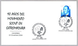 90 AÑOS SCOUTS EN EXTREMADURA - 90 Years Scouts. Caceres 2004 - Lettres & Documents