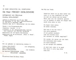 Freddy Desloovere (1952-1994) - Andachtsbilder