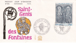 1er Jour, Saint-Genis Des Fontaines - 1970-1979
