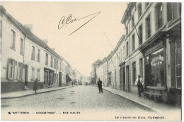 Wetteren Hoogstraat Circulée En 1902 - Wetteren