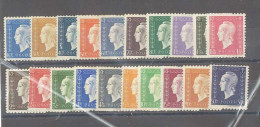 Yvert 682 à 701  - Marianne De Dulacs - Série De 20 Timbres Neufs Sans Traces De Charnières - 1944-45 Marianne De Dulac