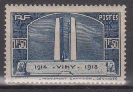 France N° 317 Avec Charnière - Unused Stamps