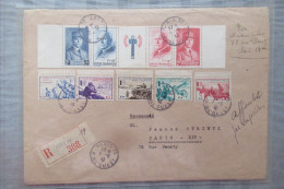 LVF Lettre Recommandée Du 01 06 1943 De PARIS Pour - Storia Postale