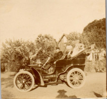 Photographie Photo Vintage Amateur Automobile De Villefranche Croÿ-Sobre Auto - Cars