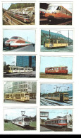 Image Vignette Auto - Collection La Vie Du Rail -l'histoire Des Chemins De Fer - 183-191-182-194-196197-198-200-201-202 - Other & Unclassified