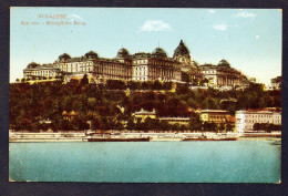 Hongrie. Budapest.  Palais Royal. Bateaux Sur Le Danube. 1913 - Hungría