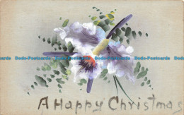 R109492 Greetings. A Happy Christmas. Flower. 1912 - Mondo