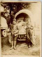 Photographie Photo Vintage Snapshot Amateur Automobile Voiture Militaire WW1 - Auto's