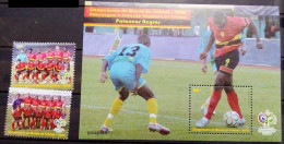 Angola 2006, Football World Cup In Germany, MNH S/S And Stamps Set - Angola