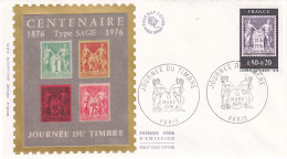 1er Jour, Journée Du Timbre 1976 - 1970-1979