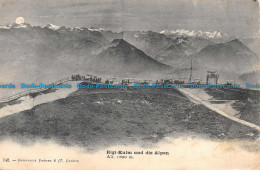 R108396 Rigi Kulm Und Die Alpen. Charnaux Freres. 1902 - Mondo