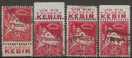 Algérie N°79A Issu De Carnet Avec Pub Kébir (ref.2) Pour Reconstitution De Carnet - Used Stamps