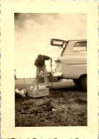 Photographie Photo Vintage Snapshot Amateur Automobile Voiture Auto Panne Mexico - Coches