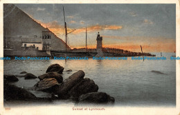 R109092 Sunset At Lynmouth. No 1031. 1906 - Mondo