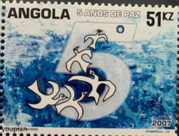 Angola 2007, 5th Year Of The Peace, MNH Single Stamp - Angola