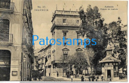 229237 SPAIN ESPAÑA VALENCIA AUDENCIA PALACIO DE JUSTICIA POSTAL POSTCARD - Andere & Zonder Classificatie