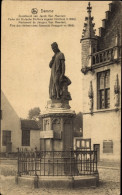 CPA Damme Westflandern, Statue Von Jacob Von Maerlant - Autres & Non Classés