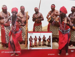 Angola 2007, 27 Years Of SADC - Traditional Dance, MNH S/S - Angola