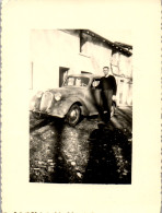 Photographie Photo Vintage Snapshot Amateur Automobile Voiture Auto Ombre - Automobiles