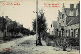 Oostduinkerke Avenue Léopold II Côté Du Village Circulée En 1915 - Oostduinkerke