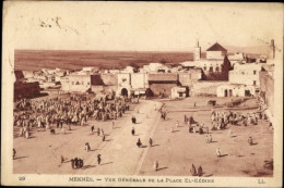 CPA Meknès Marokko, Vue Générale De La Plage El Kédine - Andere & Zonder Classificatie