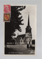 CPSM - 14 - N°150 - Cabourg - L'Eglise - Circulée (pli) - Cabourg