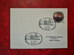 Lettre ALLEMAGNE 1993 HILDESHEIM 1000 JAHRE BISCHOF BERNWARD - Andere & Zonder Classificatie