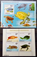 Angola 2007, Sea Turtle, Two MNH S/S - Angola