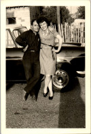 Photographie Photo Vintage Snapshot Amateur Automobile Voiture Couple Ombre  - Personas Anónimos