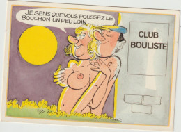 Humour :  Illustrateur  , Club  Bouliste , Sein  Nue - Humour