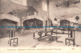 R108753 Cardinal Wolseys Kitchen. Hampton Court Palace. No 107. 1909 - Monde