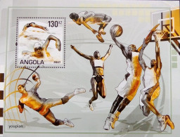 Angola 2007, Sport - Basketball And Swimming, MNH S/S - Angola