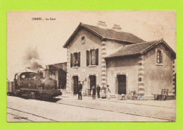 CPA  55 -- ORNES  --  LA GARE - ASSEZ RARE - Sonstige & Ohne Zuordnung