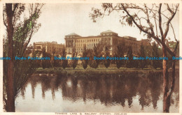 R109150 Torrens Lake And Railway Station. Adelaide - Welt
