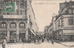 56 LORIENT -      Rue Victor Massé     SUP  PLAN 1913 ...avec Commerces   Edit M.S.     TRES RARE - Lorient