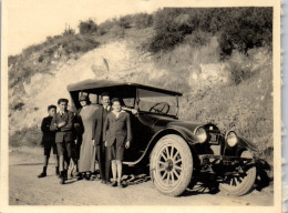 Photographie Photo Vintage Snapshot Amateur Automobile Voiture Cabriolet Auto - Cars