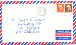 Jamaica Air Mail Cover Sent To Denmark Spanish Town 22-2-1991 - Giamaica (1962-...)