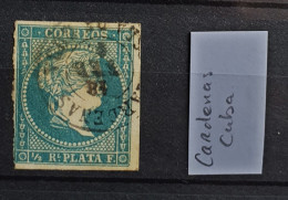 05 - 24 - Antilles Espagnole - N°1 Oblitération Cardenas - Cuba - Cuba (1874-1898)