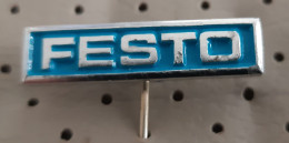 FESTO Pneumatic Cylinders Car Automotive Germany  Vintage Pin, - Marcas Registradas