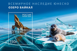 Russia Russland Russie 2024 UNESCO Baikal Lake Seal Block MNH - Autres & Non Classés